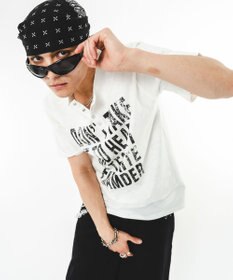 WEGO 【ユニセックス着用ITEM】ビッグロゴスラブヘンリーネックT（SS）