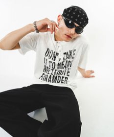 WEGO 【ユニセックス着用ITEM】ビッグロゴスラブヘンリーネックT（SS）
