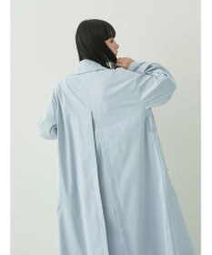 earth music&ecology 着流しロングトレンチ