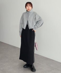 CRAFT STANDARD BOUTIQUE 【WEB限定】裏毛ダブルジップショートスウェット/24AW
