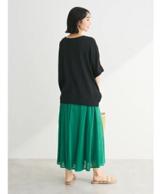 Green Parks 裾タック表面カットプルオーバー