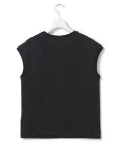 23区 L 【洗える】コンパクトヤーン フレンチスリーブ Tシャツ