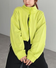 CRAFT STANDARD BOUTIQUE 【WEB限定】裏毛ダブルジップショートスウェット/24AW