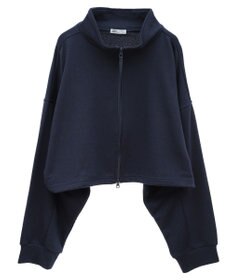 CRAFT STANDARD BOUTIQUE 【WEB限定】裏毛ダブルジップショートスウェット/24AW