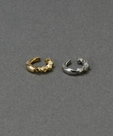 Phoebe 〈金属アレルギー対応〉リバーシブルスタッズイヤーカフ（片耳）　ゴールド/ニッケルフリー