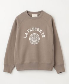 ANY L 【洗濯機可能/サスティナブル】ロゴ裏起毛クルーネックプルオーバー