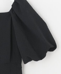 #Newans 【優木まおみさんコラボ】スクエアネックパフスリーブワンピース