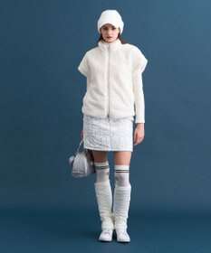 23区GOLF 【WOMEN】ジップアップファーベスト