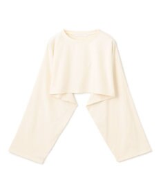 BEIGE， 【BEIGE,ecru/WEB限定・洗える】JERSEY STITCH / コットンクロップドトップス