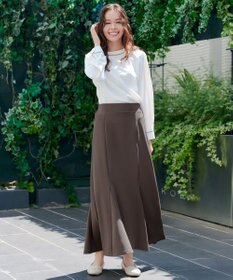 Tiaclasse 【2WAY・洗える】取り外し可能な​配色パイピングボウタイブラウス