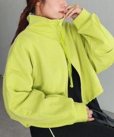 CRAFT STANDARD BOUTIQUE 【WEB限定】裏毛ダブルジップショートスウェット/24AW