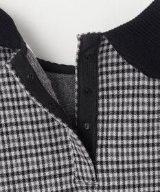 組曲 KIDS 【150-160㎝】チェックジャガード トレーナー