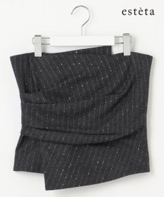 23区 S 【エステータ】ストライプシークイン ビスチェ