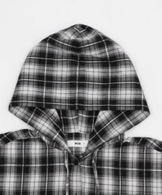 WEGO フードチェックBIGシャツ