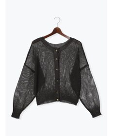 Te chichi 【WEB限定カラーあり】ペーパータッチヤーン2wayメッシュニット