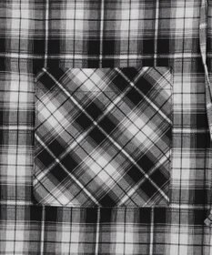 WEGO フードチェックBIGシャツ