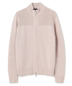JOSEPH HOMME シルクバルキーハニカム　ジップアップニット