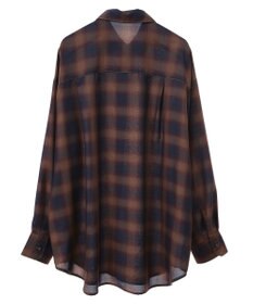 Green Parks オンブレーチェックライトシャツ