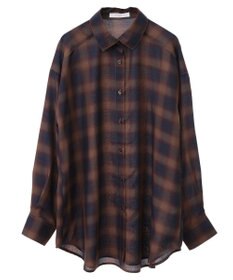 Green Parks オンブレーチェックライトシャツ