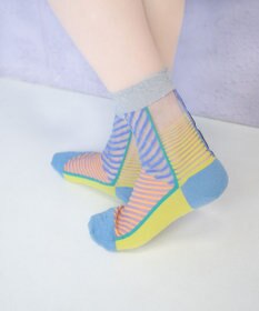 COQ しまうま シアーストライプソックス