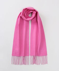 AURORA LANVIN COLLECTION ランバン コレクション カシミヤ  無地プチマフラー　　（幅20cm)