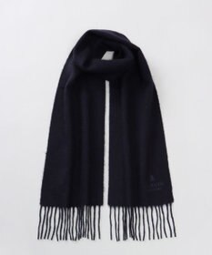 AURORA LANVIN COLLECTION ランバン コレクション カシミヤ  無地プチマフラー　　（幅20cm)