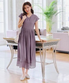 Tiaclasse 【洗える】はしごレースワンピース