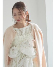 Te chichi 【宮本茉由着用】カットジャガードチュニックブラウス