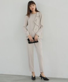 ICB 【洗える】 ライトダブルクロス ドロストパンツ