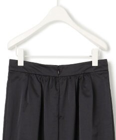 ICB L メタリックナイロンサテン コクーンスカート