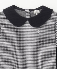 組曲 KIDS 【150-160㎝】チェックジャガード トレーナー