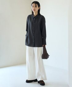 UNFILO レギュラーカラー ポプリンシャツ