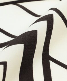 ICB BOXストライプパターンスカーフ