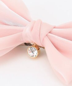 ANY KIDS オーガンジーリボンヘアクリップ