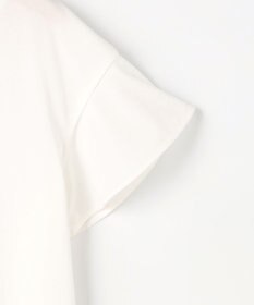 組曲 【WEB限定】プレーティング天竺フリルスリーブ Tシャツ