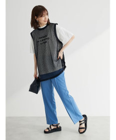 Green Parks らくスレストレートパンツ