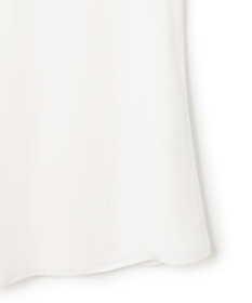 23区 L 【洗える】シルキーデシン バーアクセント ブラウス