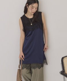 AMERICAN HOLIC レースサテンキャミワンピース