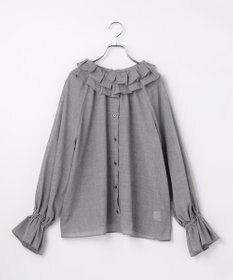 #Newans 【前後着用可能】【高山都さんコラボ】ビッグカラー２WAYブラウス