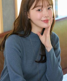 Tiaclasse 【安めぐみさん着用・新色追加】リブ切替ニットワンピース