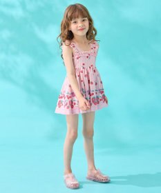 ANY KIDS ストライプ×フルーツ ワンピース 水着