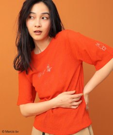 Green Parks ｍｉｆｆｙ／シアーリブプリントＴシャツ