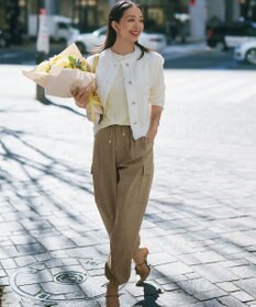 23区 【撥水加工/洗える】ナイロン2WAYストレッチ パラシュート パンツ