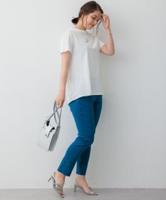 23区 【SLOW/一部店舗限定】MVSコットン バックデザイン Tシャツ