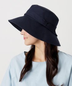 MOONBAT 【洗える】FURLA(フルラ) シャンブレー中つばダウンハット