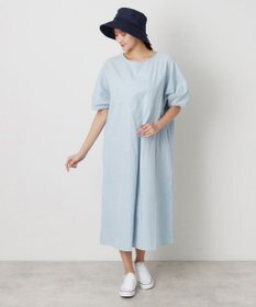 MOONBAT 【洗える】FURLA(フルラ) シャンブレー中つばダウンハット