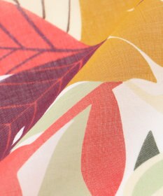 JOSEPH ABBOUD 【FRANCO BASSI】リーフモチーフ スカーフ チーフ