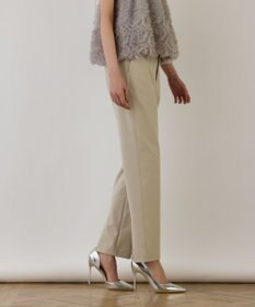 GRACE CONTINENTAL ストレッチテーパードパンツ