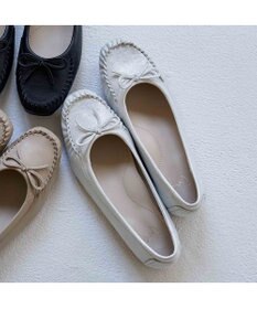 ing <ing>リボンモカシンシューズ