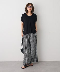 CRAFT STANDARD BOUTIQUE レーヨン総柄ワイドパンツ